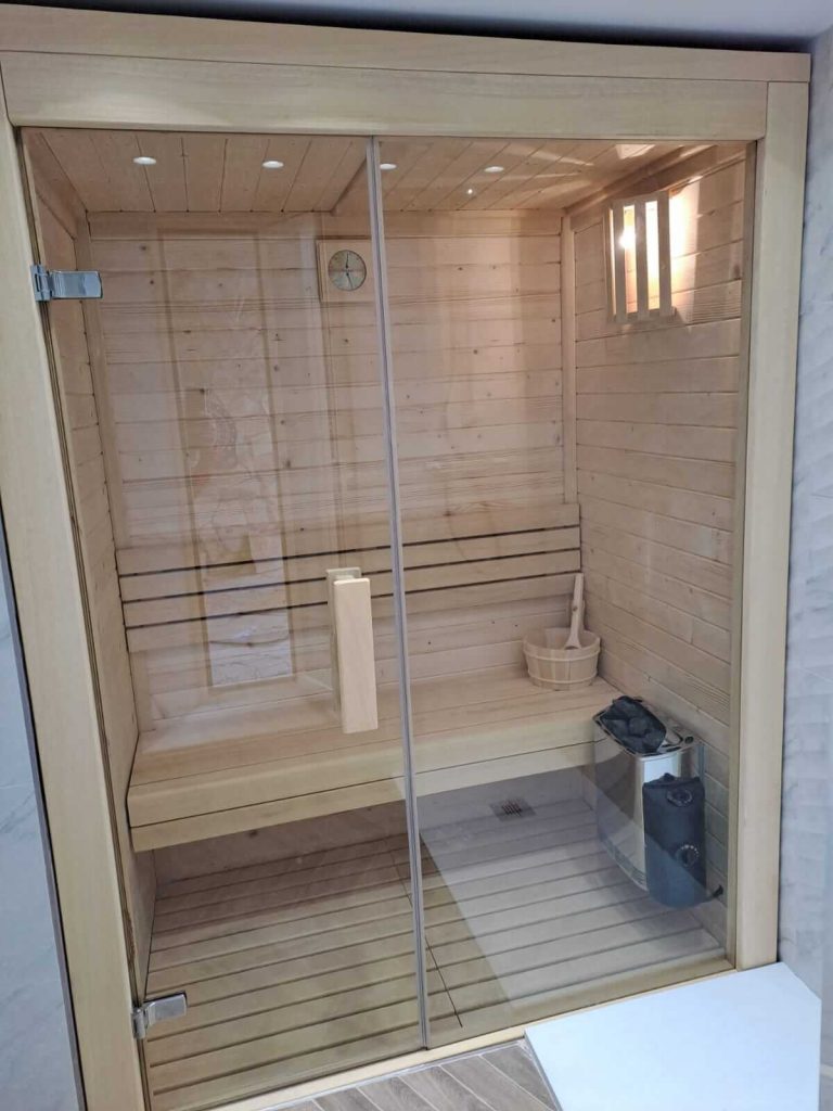 Sauna Sílice interior Saunakris