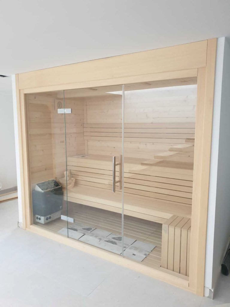 Sauna Sílice interior Saunakris