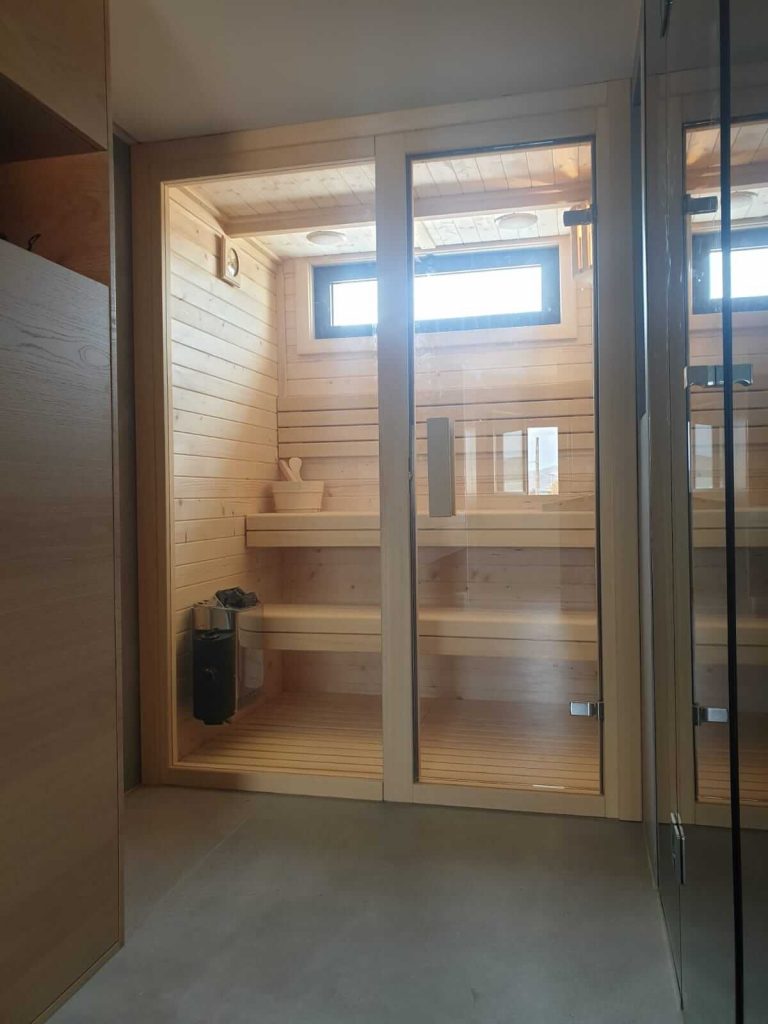 Sauna Olmo interior Saunakris