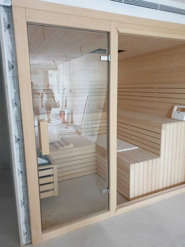 Sauna Olmo interior Saunakris