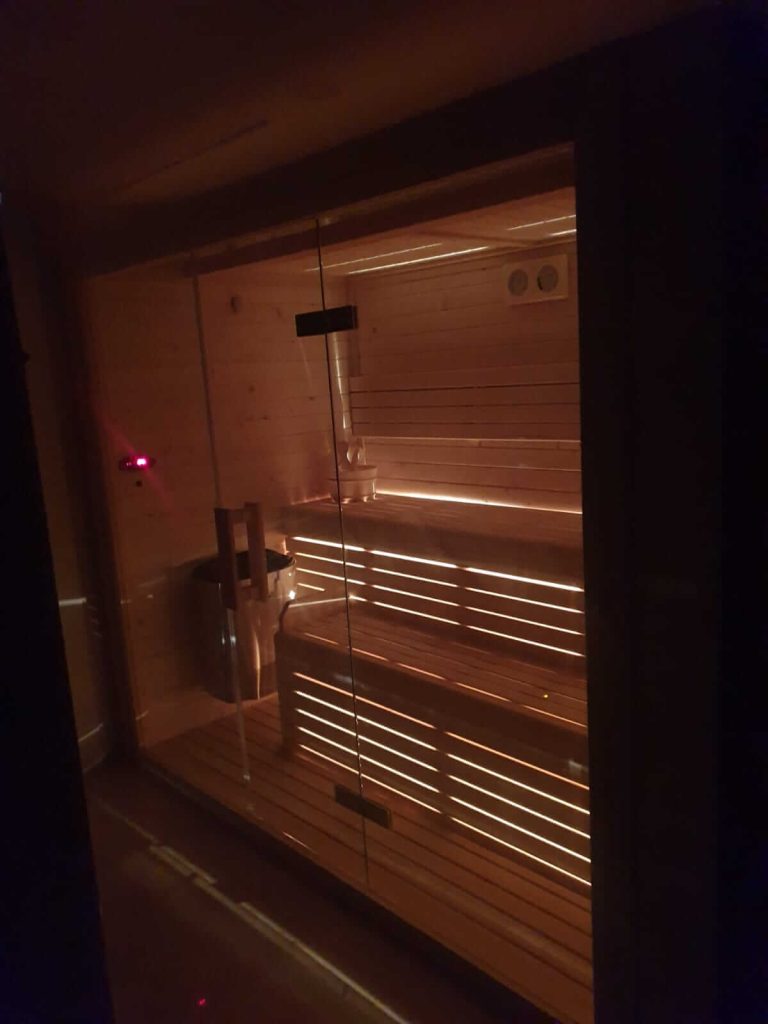 Sauna Sílice sauna interior Saunakris