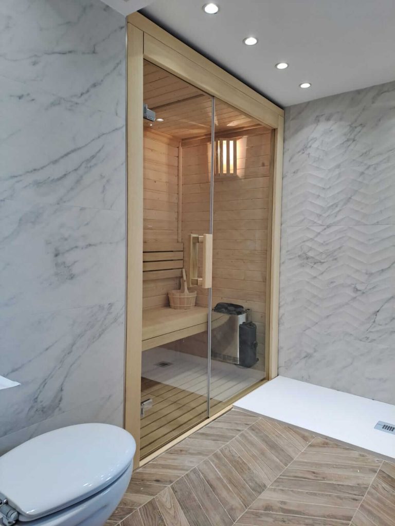 Sauna Sílice sauna interior Saunakris