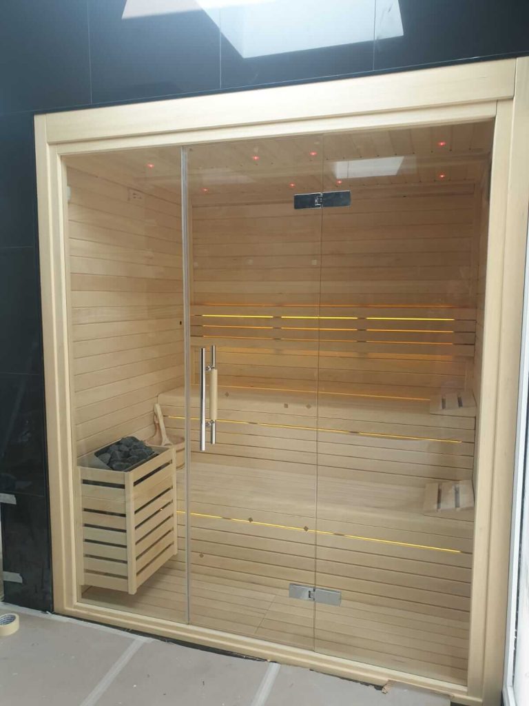 Sauna Sílice sauna interior Saunakris