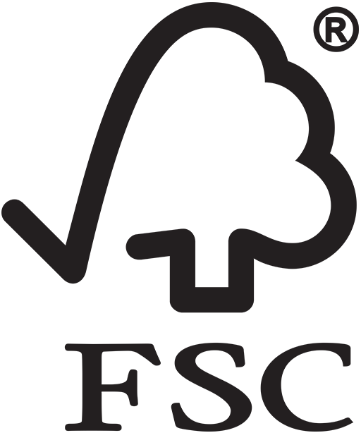 logo FSC Madera controlada de fuentes aceptables