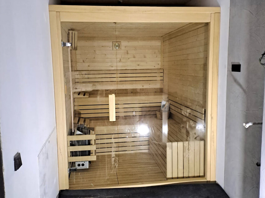 Sauna Sílice Sauna interior Saunakris imagen 1